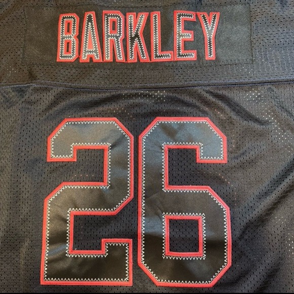 Nike New York Giants Saquon Barkley #26 Black On‎ Field Football Jersey Men's 52 - Picture 5 of 11